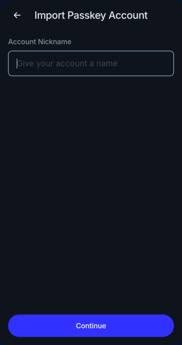 Profile Nickname