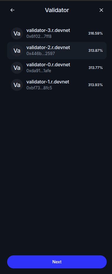 Select Validator